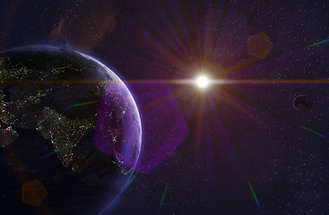 Die Erde im Weltall © Ilya Nikolaevic