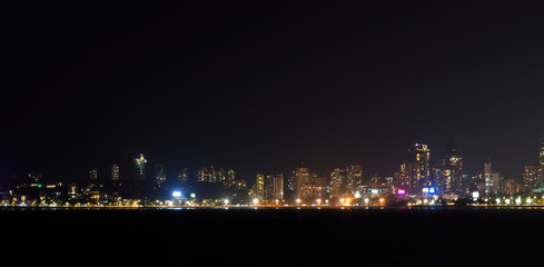 Fototapeta na wymiar Mumbai night view