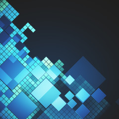 Digital square background