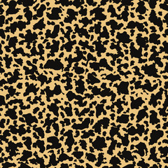 Leopard seamless pattern. Animal print. Vector background.