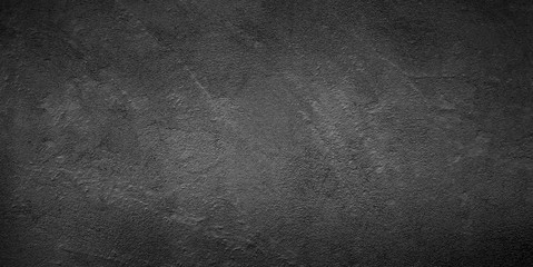 Abstract Grunge Black Stucco Wall Background Texture