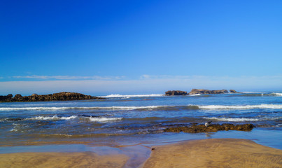 Beautiful coast of the Atlantic Ocean Essaouira Morocco