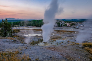 Yellowstone geyser