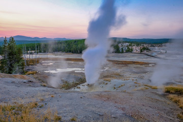 Yellowstone geyser
