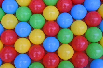 Fototapeta na wymiar Colored spheres for backdrops.