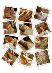 Delicious Fresh Bread Food Collage