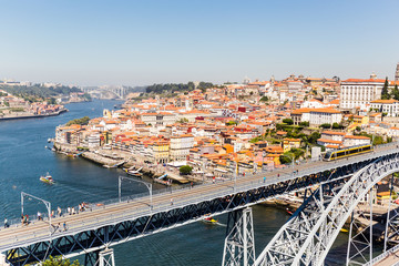 Obraz premium View of Oporto city, Portugal