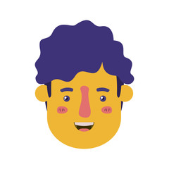 head of man avatar character