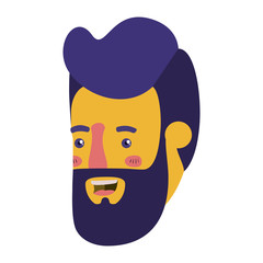 head of man avatar character