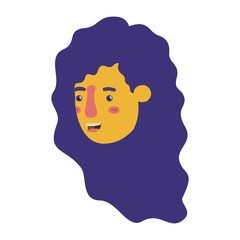 head of woman avatar character