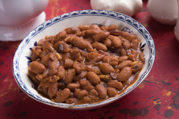 Cooked white beans