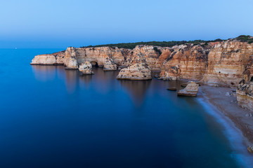 Algarve is a region in the south of Portugal. Its wonderful coloured cliffs make it one of the prefferd spot for european tourists