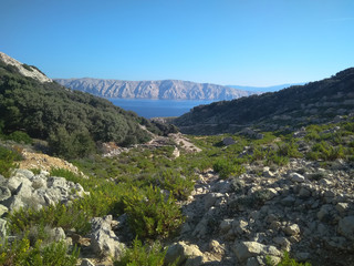 from Sv. Grgur to Prvić island