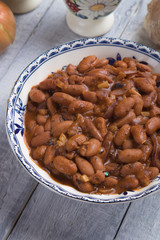 Cooked white beans