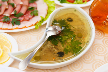 Aspic from meat