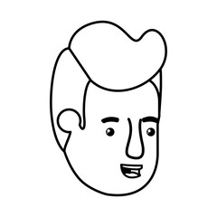 head of young man avatar character