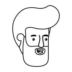 head of young man avatar character