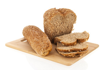 Obraz premium multigrain bread on board