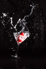 splash in a glass