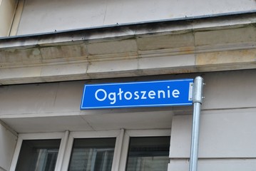 Ogłoszenie