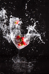 splash in a glass