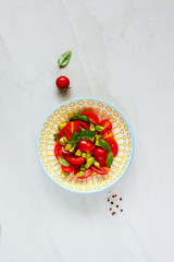 Fresh vegetable salad