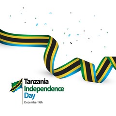 Tanzania Independence Day Vector Template Design Illustration