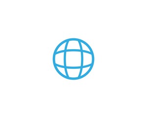 globe ilustration logo vector
