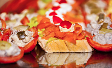 Prague ham sandwiches