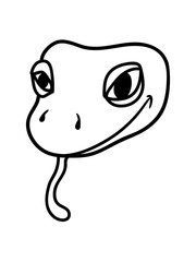 gesicht kopf gecko eidechse echse schlange reptil blindschleiche dino waran comic cartoon süß niedlich haustier klein clipart