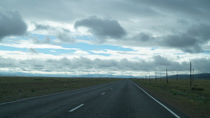 Fototapeta premium Дорога Кош-Агач - Ташанта