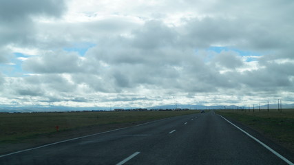 Fototapeta premium Дорога Кош-Агач - Ташанта