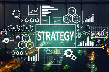 Strategy in Business Concept