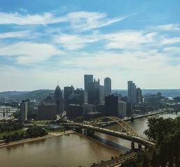 Obraz premium Pittsburgh skyline