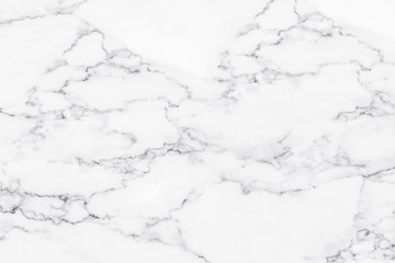 White marble texture and background for design pattern artwork.