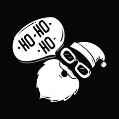 Merry Christmas typography.