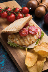 Grilled chicken sandwich