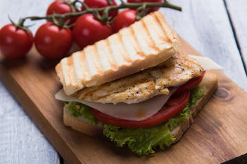 Grilled chicken sandwich