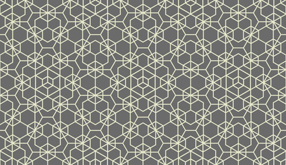 Fototapeta premium The geometric pattern with lines. Seamless vector background. Grey texture. Graphic modern pattern. Simple lattice graphic design