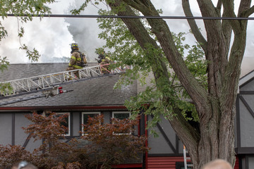 Firefighting Home Fire
