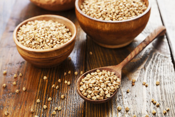 Whole buckwheat grain