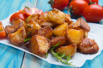 Home made roasted potato