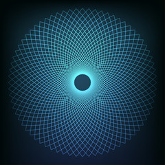 Abstract vector background with circle forms