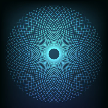 Abstract vector background with circle forms