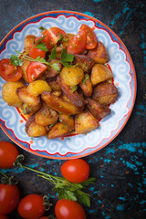 Home made roasted potato