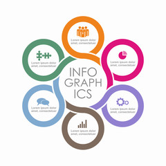 Infographic design template with place for your data. Vector illustration.