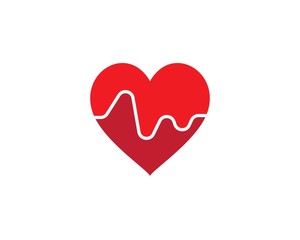 Art design health medical heartbeat pulse vector
