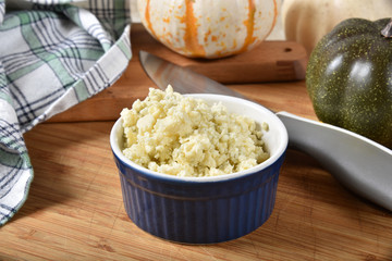 Crumbled blue cheese