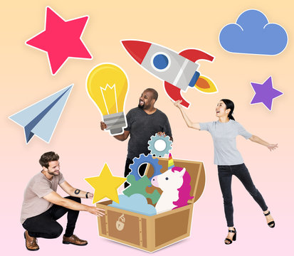 Creative people with a treasure of ideas - Powered by Adobe