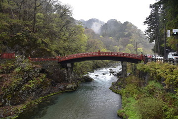 Obraz na płótnie Canvas Shin-kyo Bridge